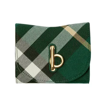 Burberry Polyester With Wool Wallet Women's Ivy Green
