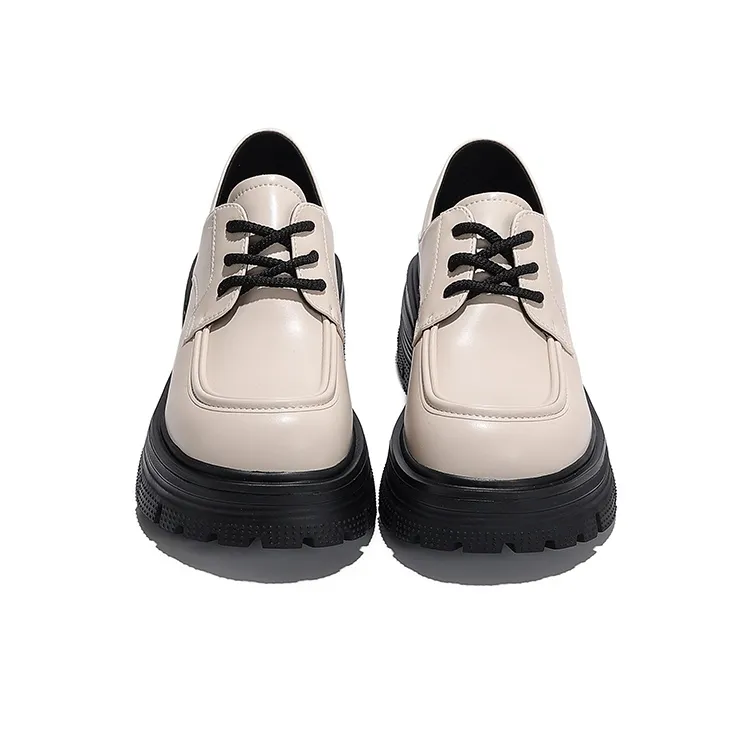 Junjali Loafers Women's Beige/Black-6