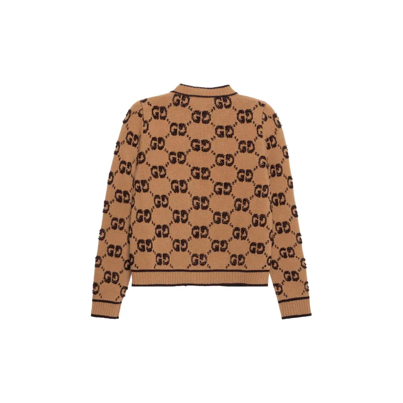 GUCCI Gg Jacquard Cardigan-1