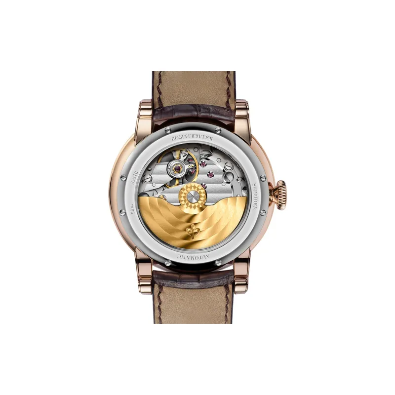 PONIGER Trident Watch Fashion Business Automatic Mechanical Movement Genuine Leather Strap Men's Watches White Dial-20