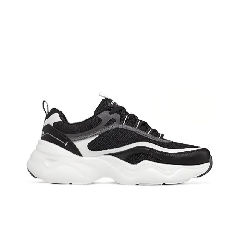 Skechers D'Lites Airy 3.0 'Black White' Women's-1