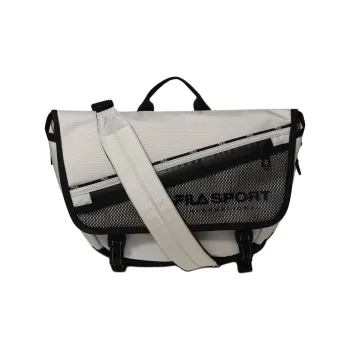 FILA Nylon Messenger Bag Crossbody Bag Shoulder Bag Regular Unisex Cream