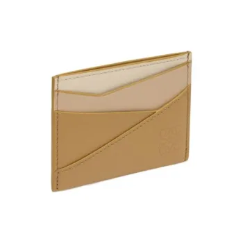LOEWE Puzzle Cow Leather Card Holder Women's Multicolor