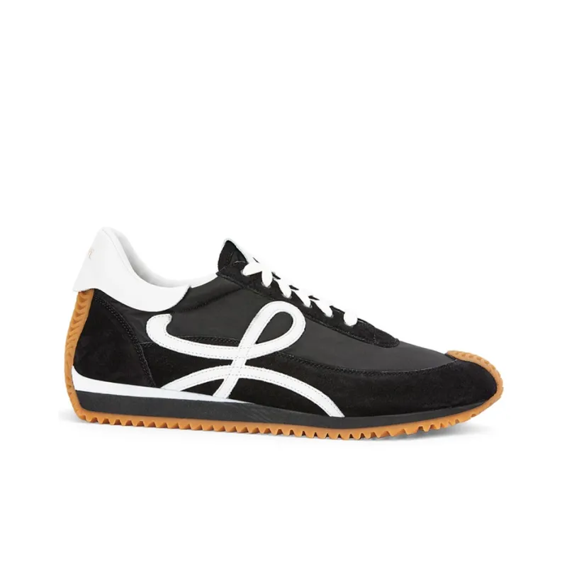 LOEWE Flow Runner Sneakers Black White-1