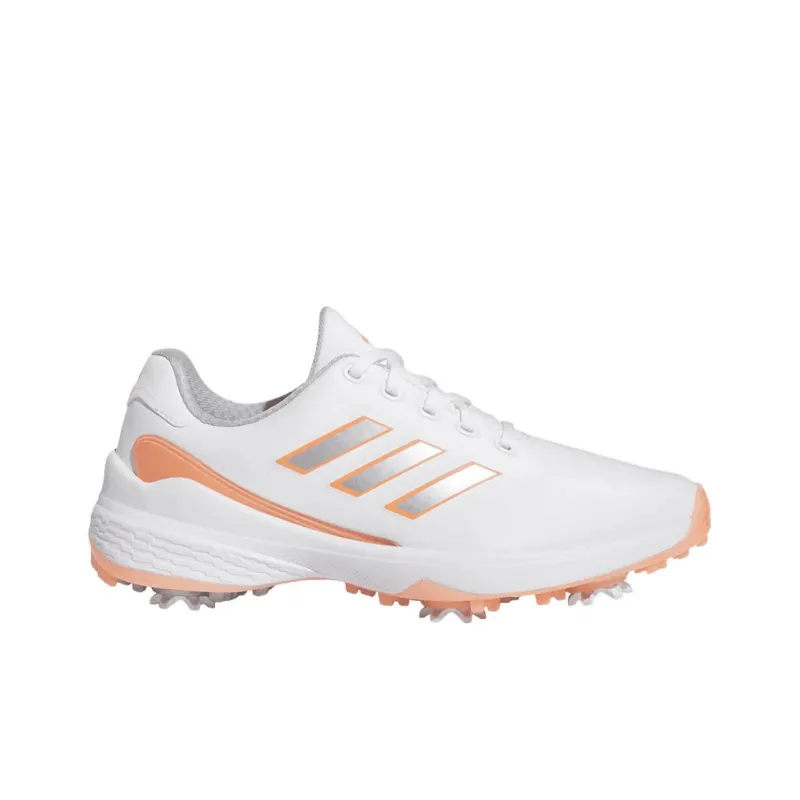 Adidas ZG23 Golf Cloud White Silver Metallic Coral Fusion Women's-1