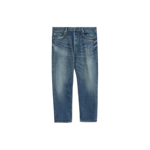 SAINT LAURENT Jeans Men Denim Blue