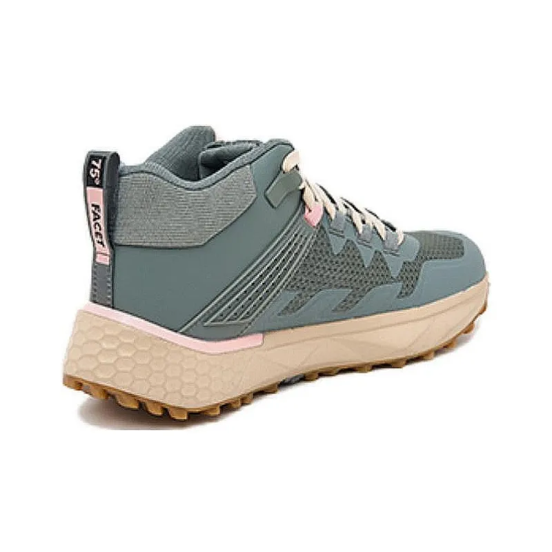 Columbia Wear Resistant Mid Top Outdoor Shoes Women's Gray Green-2