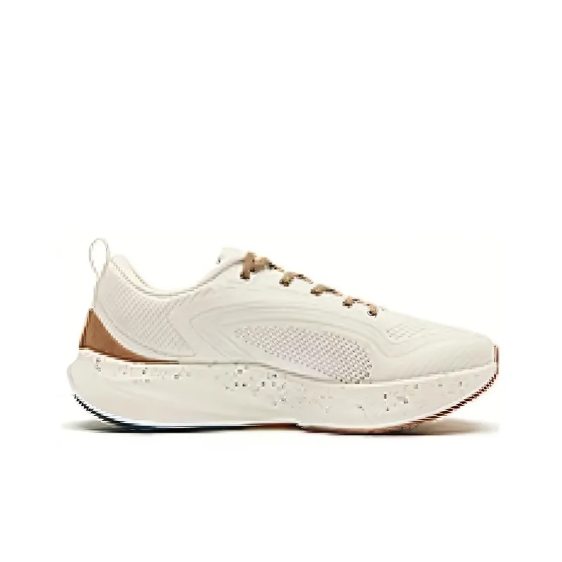 QIAODAN BOOM PRO Cushioning, Wear Resistant Low Top Running Shoes Men's Cream White-1