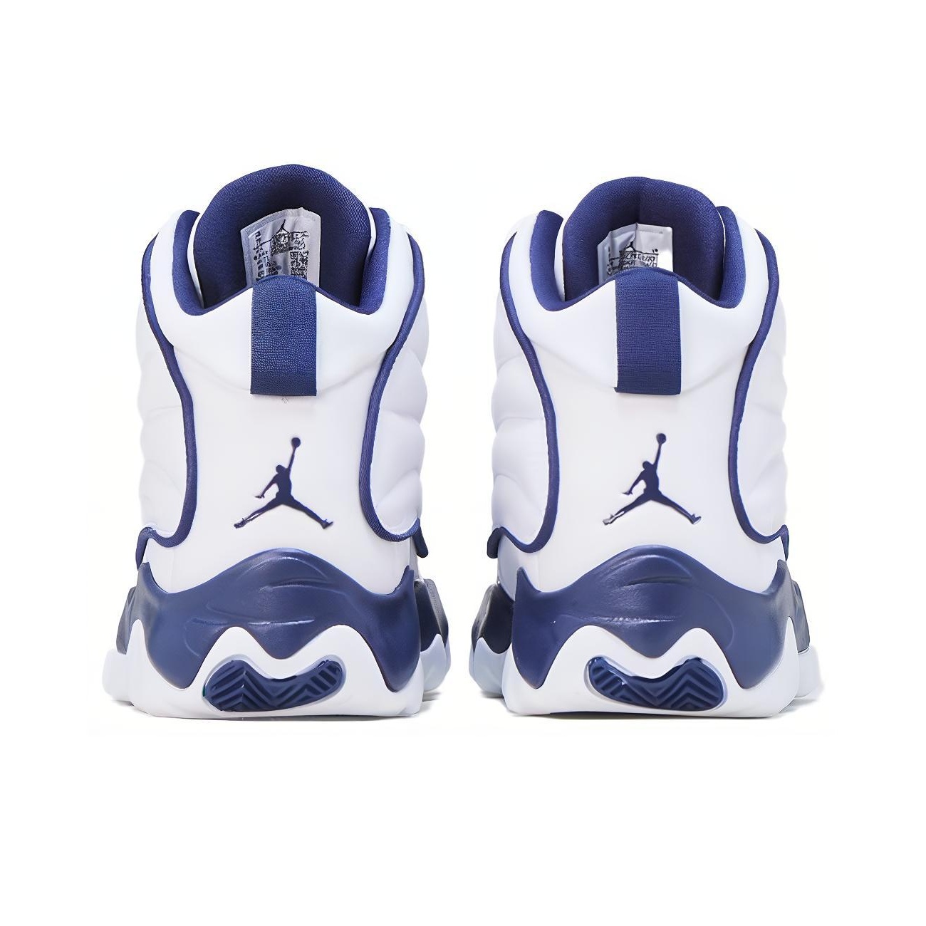 Jordan Pro outlets Strong GS 'White Midnight Navy