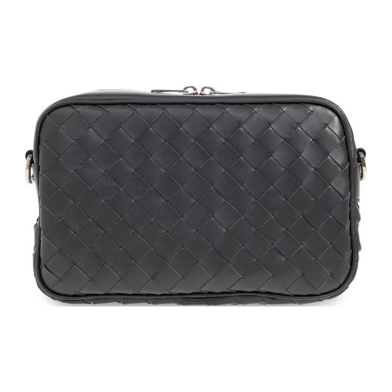 Bottega Veneta Intreccio Zip Around Messenger Bag-2