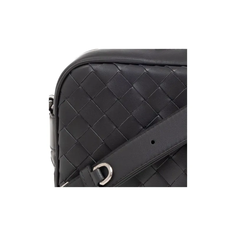 Bottega Veneta Intreccio Zip Around Messenger Bag-3