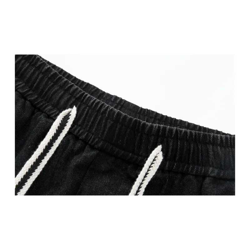 RHIME Chime95 Series Jeans Unisex Faded Black-3