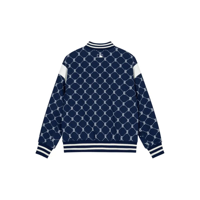MLB SS24 Baseball Jacket Unisex Navy Blue-1
