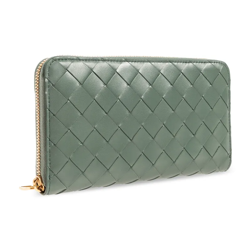 Bottega Veneta Intrecciato Zip Around Wallet-1