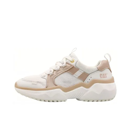 CAT Casual Shoes Women's Low-Top White/Brown