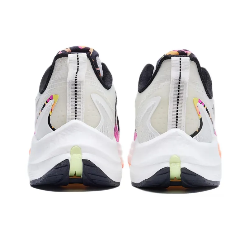 XTEP Speeding 3.0 Anti Slip And Wear Resistant Breathable Low Top Running Shoes Women's White purple Rose red-3
