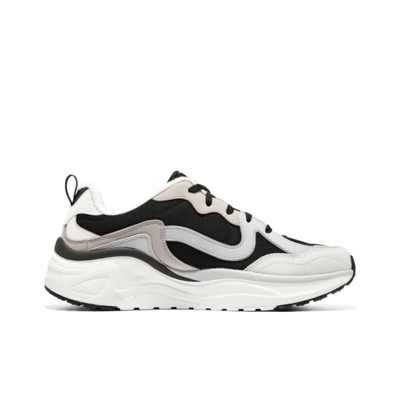 Skechers Dlites Wave 'White Black Grey'-1