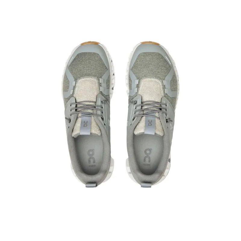 On Cloud 5 Shock Absorbers Low Top Running Shoes Women's Gray-3