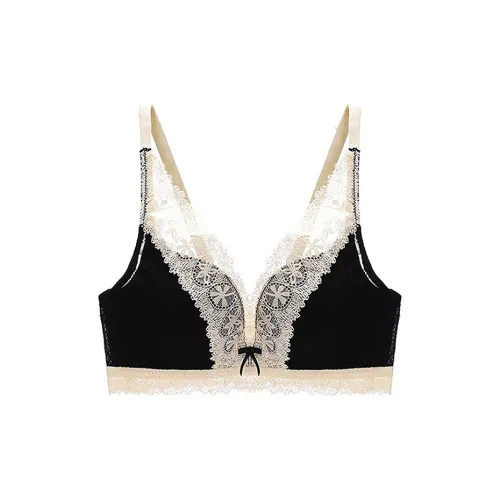 Flowers In Water Bra Women's Black