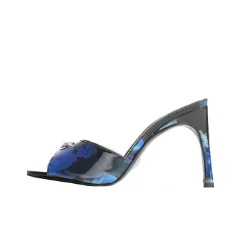 COPERNI 100mm Logo plaque Holographic print Sandals Women's