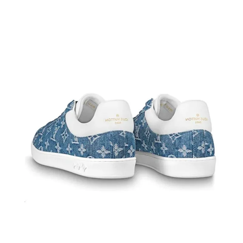 LOUIS VUITTON Luxembourg Sneakers 'Denim Blue'-3