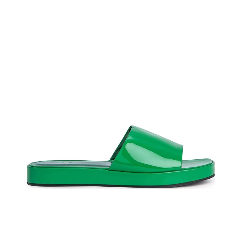 By Far Cala Patent finish Slides Women's-1