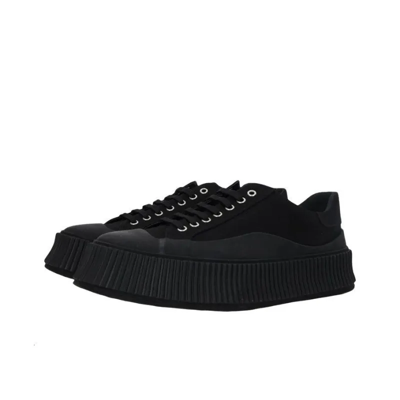 JIL SANDER Vulcanised-sole Low-top Sneakers-1