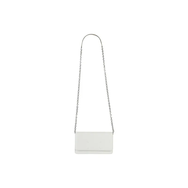 Maison Margiela Grain Calfskin Wallet Women's White-1