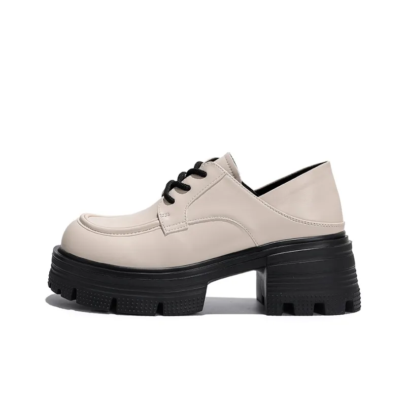 Junjali Loafers Women's Beige/Black-4