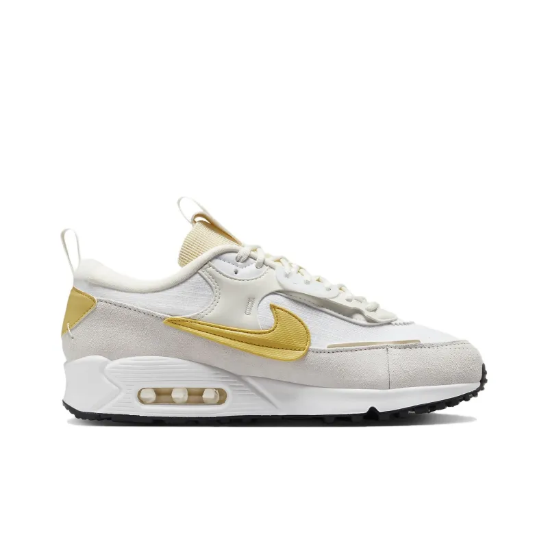 Nike Air Max 90 Futura White Saturn Gold Women's-1