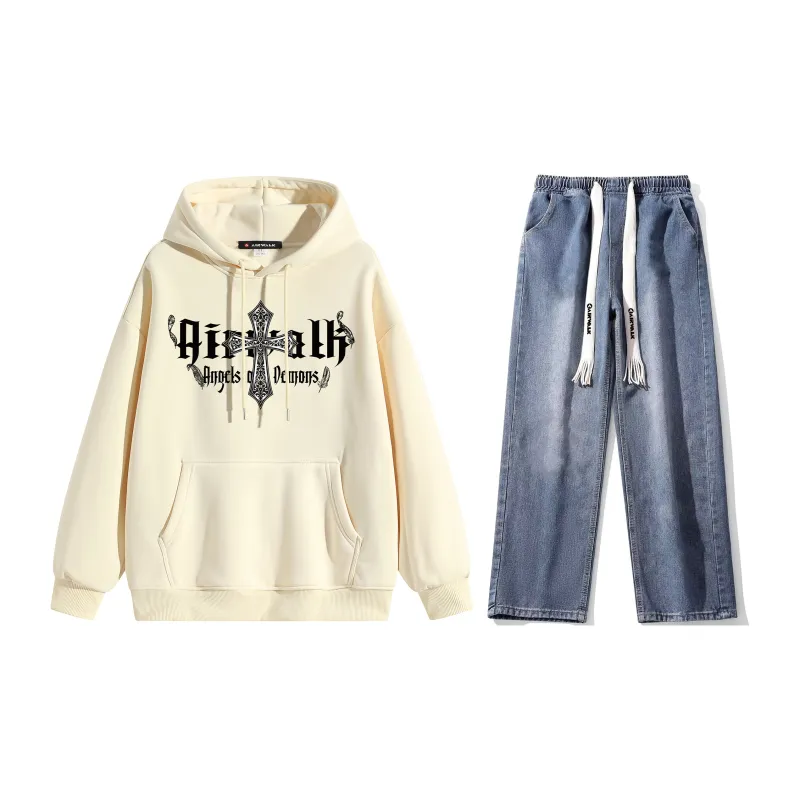 Airwalk Sweatshirt Sets Unisex-19