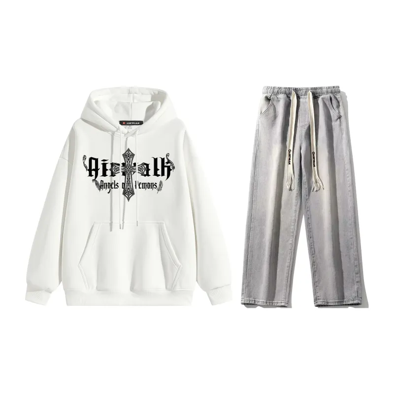 Airwalk Sweatshirt Sets Unisex-31