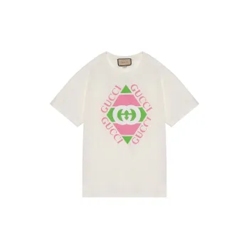 GUCCI Vintage Logo Print T Shirt