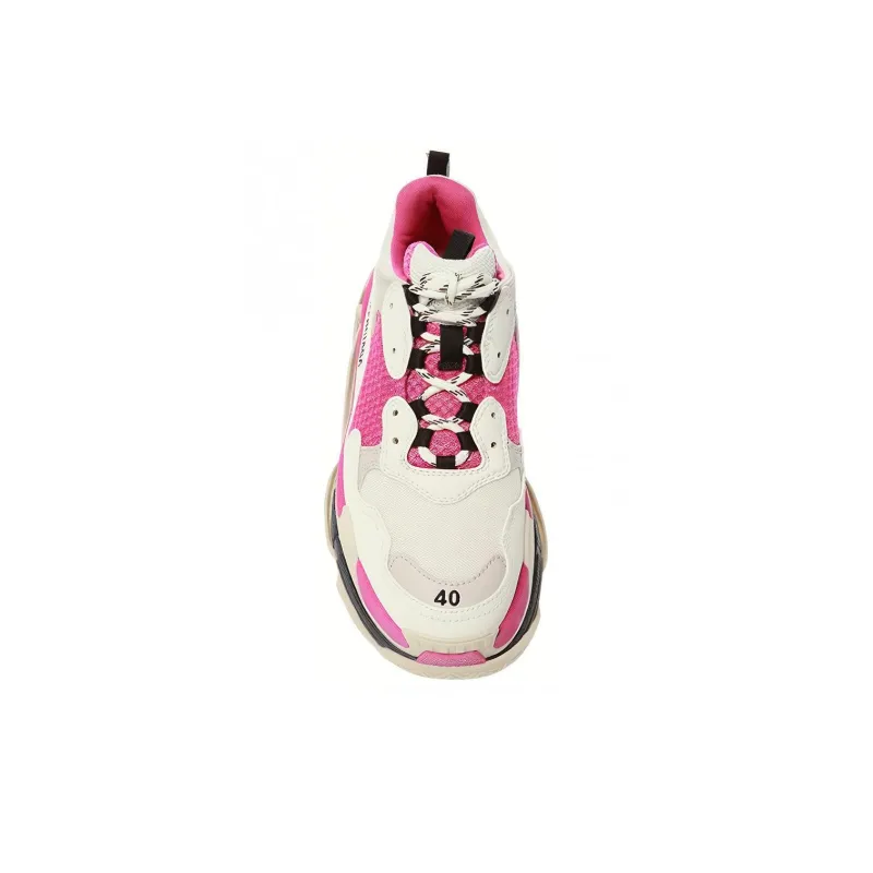 Balenciaga Triple S Pink White Women's-4