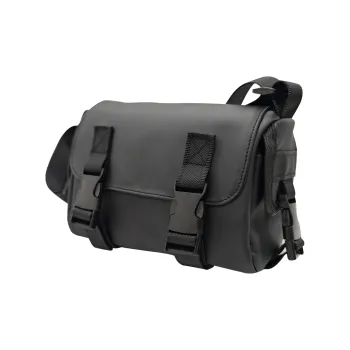 Slazenger Water-Resistant Nylon Fanny Pack Sling Bag Shoulder Bag Crossbody Bag Unisex Gray/Black/Green
