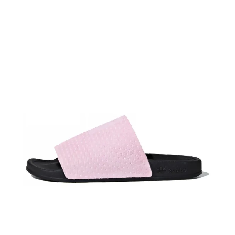 Adidas Originals Adilette Luxe 'Pink Black' Women's-0