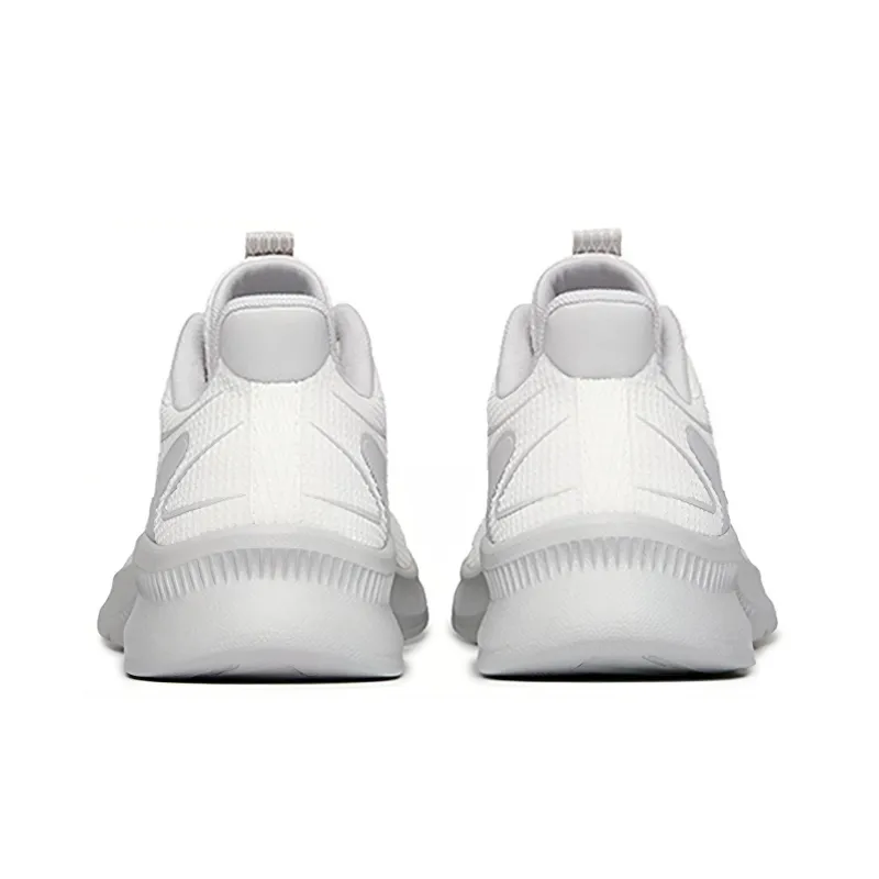 Anta Running Collection Cushioned Slip Resistant Abrasion Resistant Breathable Low Top Running Shoes Men's White Gray-3