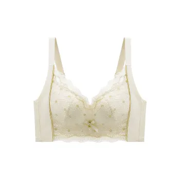 Flowers In Water Bra Women's Champagne