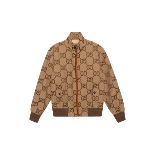 GUCCI Jackets Men Brown