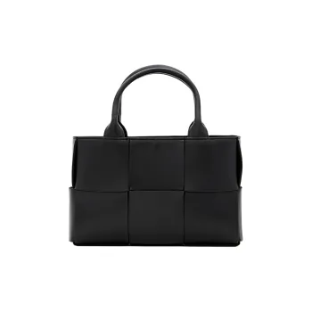 Bottega Veneta ARCO TOTE Series Sheepskin Tote Bag Shopping Bag Handbag Mini Women's Black