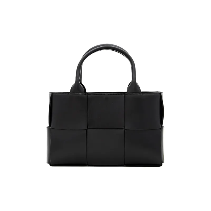 Bottega Veneta ARCO TOTE Series Sheepskin Tote Bag Shopping Bag Handbag Mini Women's Black-0