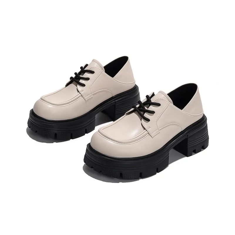 Junjali Loafers Women's Beige/Black-5