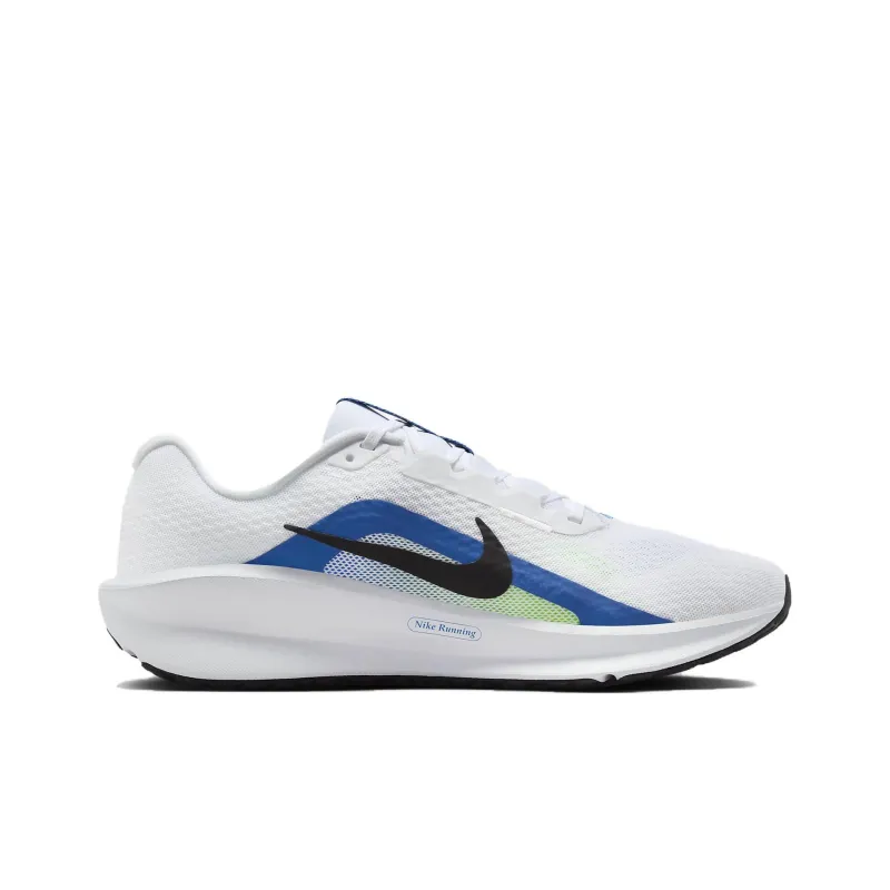 Nike Downshifter 13 White Star Blue Green Strike Black-1