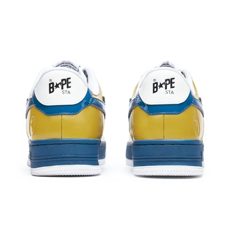 BAPE A BATHING APE Bape Sta Nostalgic Blue Yellow-4