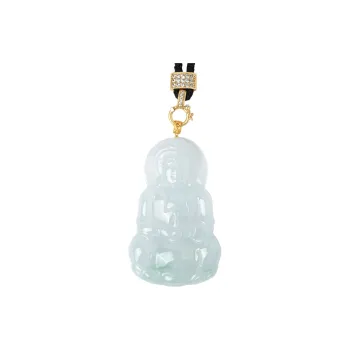 Yi Zhen Ge Ice Glutinous Jadeite Pendants Unisex