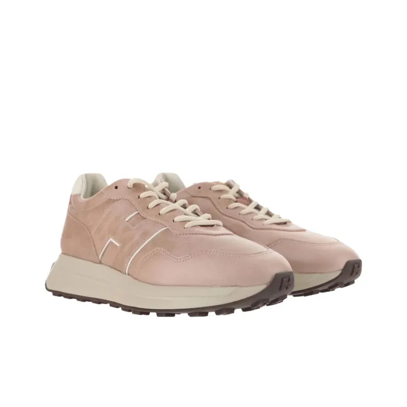 HOGAN H641 Low Top Casual Shoes Women's Pink-2