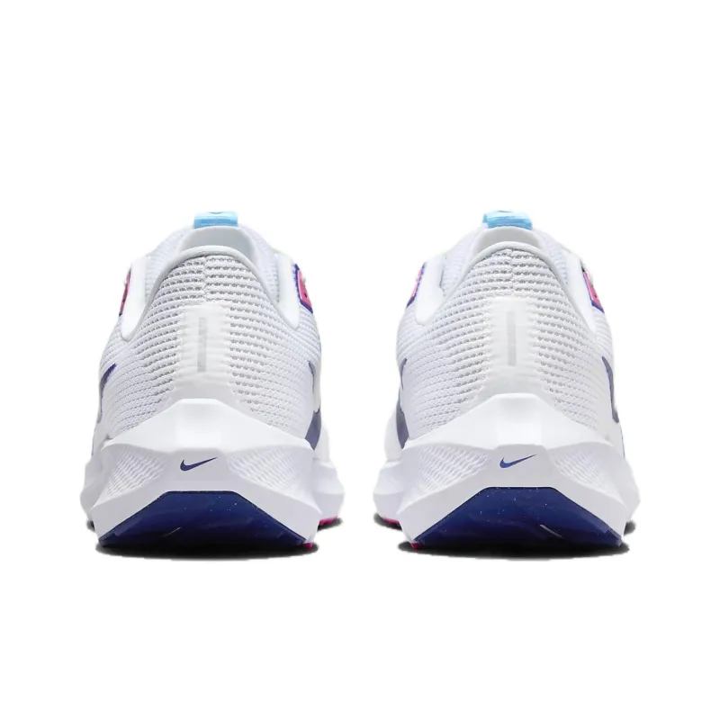 Nike Air Zoom Pegasus 40 White Deep Royal Blue-4