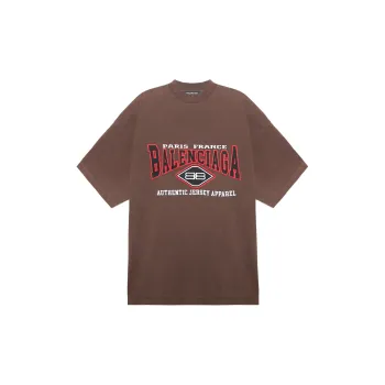 Balenciaga SS22 T Shirt Loose Fit Style Men's Bronze