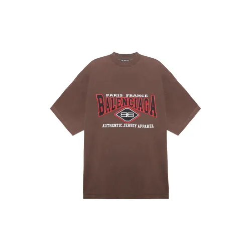 Balenciaga SS22 T Shirt Loose Fit Style Men's Bronze