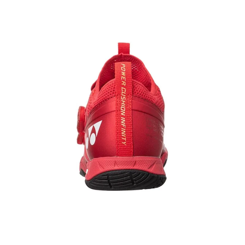 YONEX Power Cushion Infinty 2 Cushioning Low Top Badminton Shoes Men's Red-4